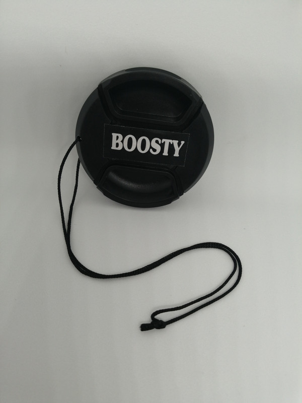 BOOSTY 55mm Replacement Lens Cap Cover for Sony Alpha Lens with Thread 18-55mm Lens Cap(Black, 55 mm)