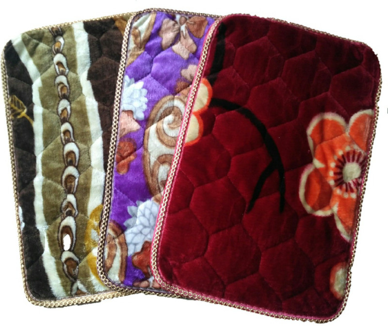 anayansh Polyester, Cotton Door Mat(Purple, Red, Brown, Small)