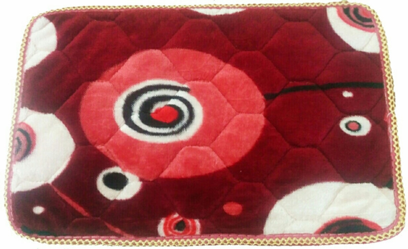 anayansh Polyester, Cotton Door Mat(Red, Medium)