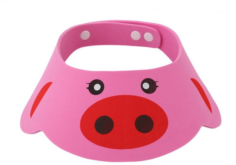 ziory 1 Pcs Pink Baby Infant Kids Children Toddler Shampoo Bath Shower Cap Wash Hair Ear Shield for baby boys & girls