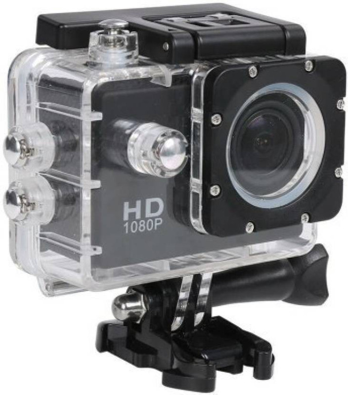 i-wish 1080P 1080PAction 1080p Sports Camera With Multi Language & Micro SD Card Slot Sports and Action Camera APC05 Sports and Action Camera(Black, 12 MP)