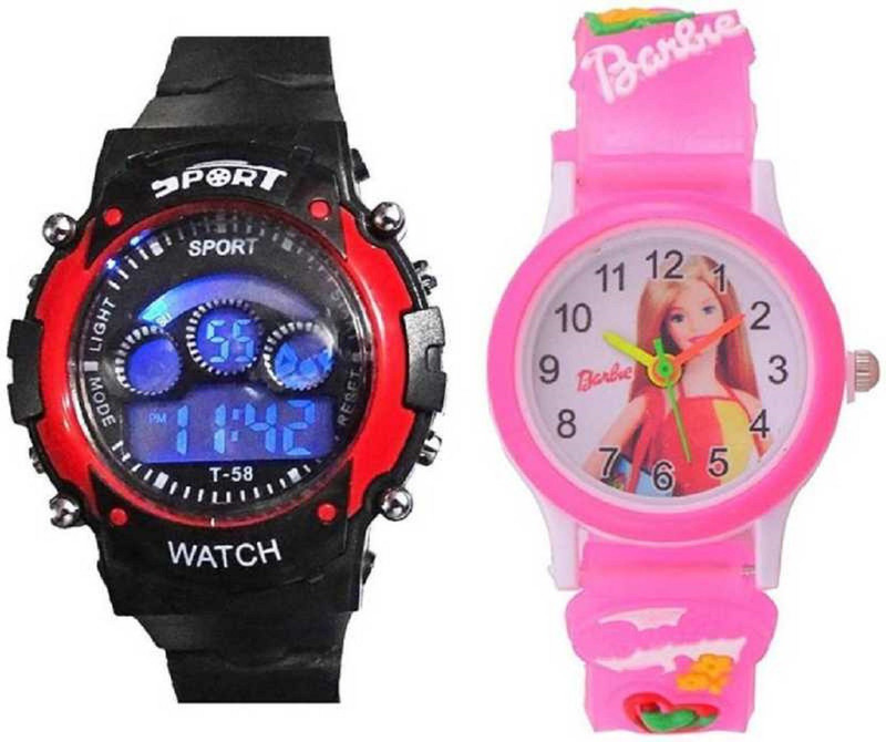 zeydan NEW generation Sport seven light and barbie pink watch Analog Watch  - For Boys & Girls
