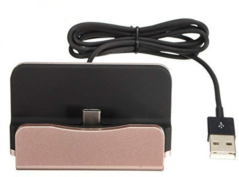 Forestone Dock Charger with Built in Type C Connector Dock(Gold)