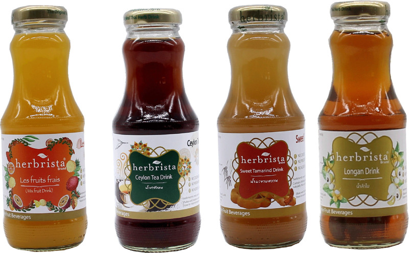 herbrista GIFT PACK DRINKS PACK OF 4 - 1 L(4 x 0.25 L)