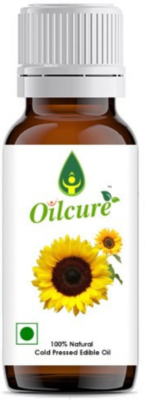 oilcure Pure Cold Pressed Sunflower Oil Plastic Bottle(100 ml)