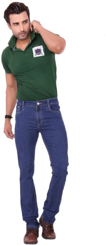 Awack Basic Denim Men Blue Jeans