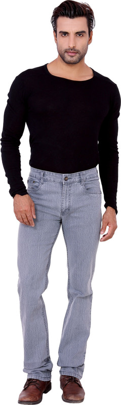 Awack Basic Denim Men Grey Jeans