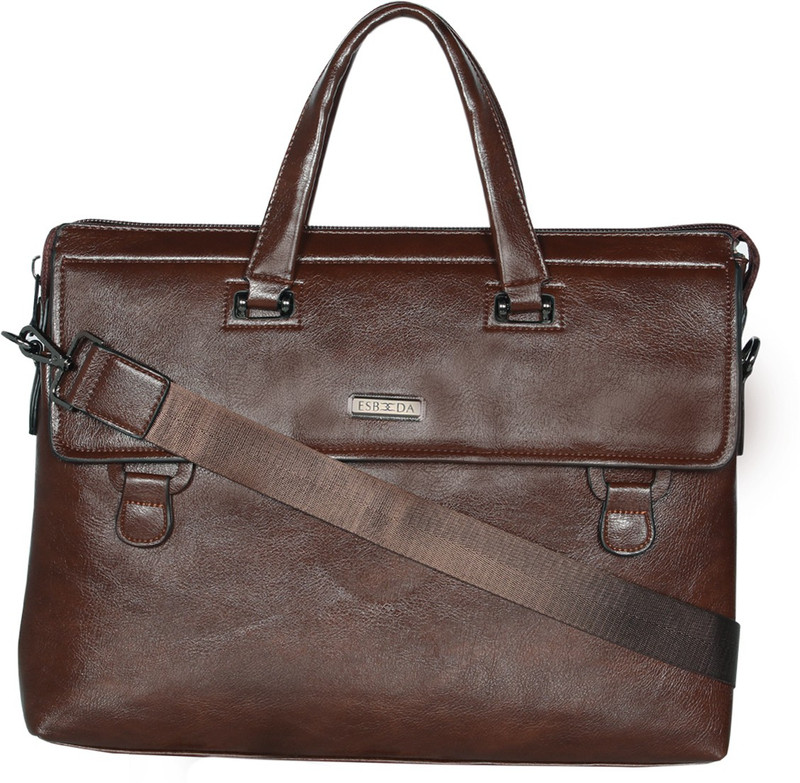 Buy ESBEDA 15 inch Inch Laptop Messenger Bag Brown Online at
