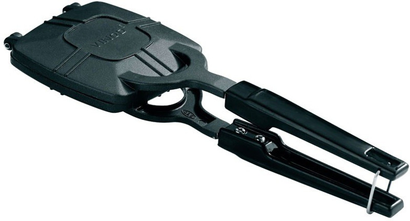 Vinod Cookware Zest Non-Stick Sandwich Toaster, Aluminium Toast(Black)