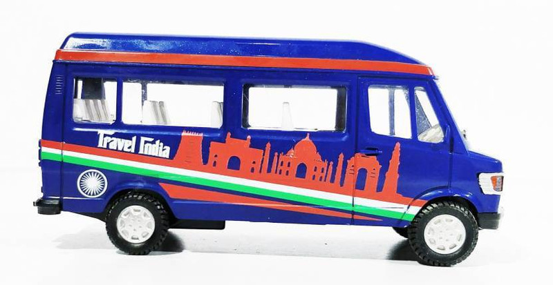 affordy collection Travel India Traveler pull back toy (Blue)(Blue)