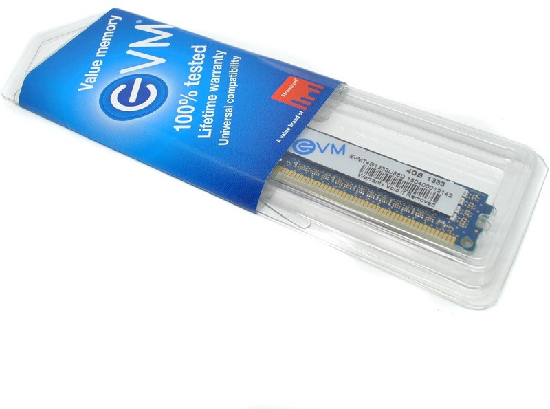evm DDR3 DDR3 4 GB (Single Channel) PC (4 GB 1333)