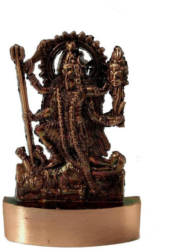 shriramkart Kaali Idol/Kali Statue/Murti 100% Good Quality Idol Decorative Showpiece  -  6.5 cm(Metal Alloy)