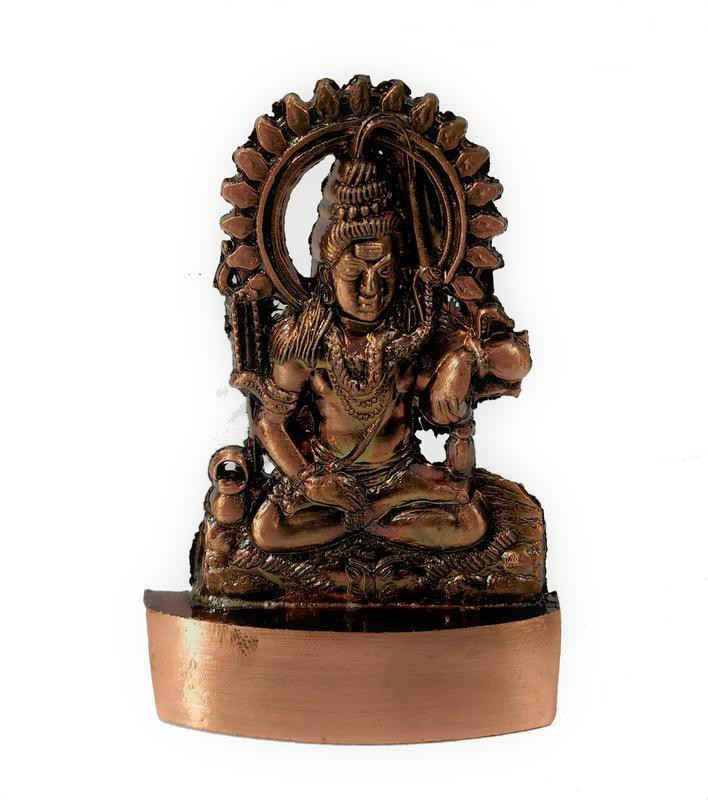shriramkart Shiv Idol/Statue/Murti 100% Good Quality Idol Decorative Showpiece  -  6.5 cm(Metal Alloy)