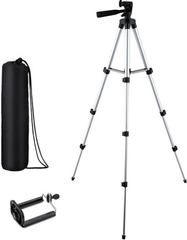 Zeom tripod004879 Tripod(Silver, Black, Supports Up to 1500 g)