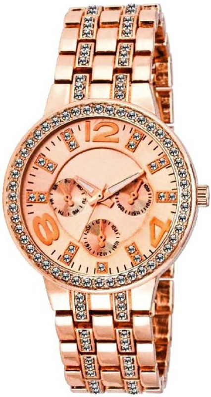 hrv Rose Gold Women's Watch Rose Gold Girl's Watch Watch  Analog Watch  - For Women