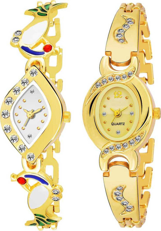 brandsoon GOLD COMBO BRACELET Analog Watch  - For Girls