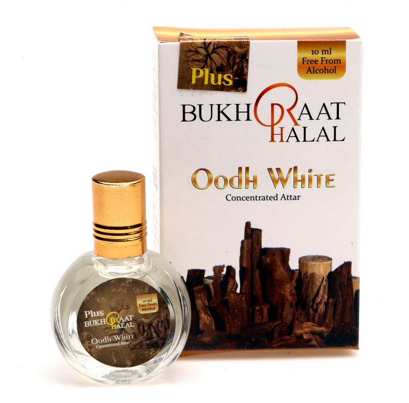 RACKDACK Bukhraat Halal Care Pure Plus Attar Real Oudh White Herbal Attar(Dehn el oud)