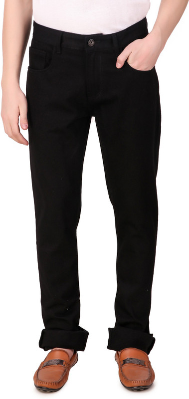 snow swipe Regular Men Black Jeans