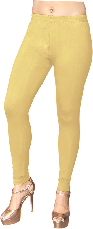 styllaz Churidar  Legging(Beige, Solid)