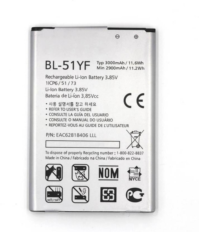 celluxi Mobile Battery For LG G4 H815 H811 H810 VS986 VS999 Stylo - 3000mAh