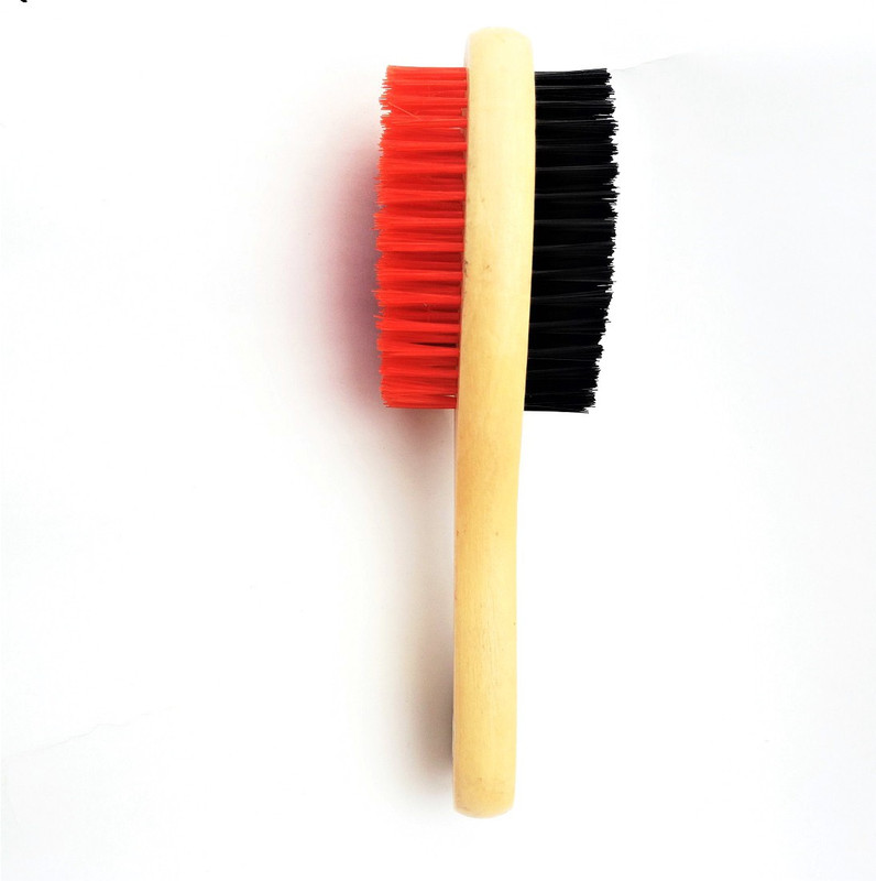 dogsbuzz High Quality Double Sided Wooden (MEDIUM) Plain/ Bristle Brushes for  Dog