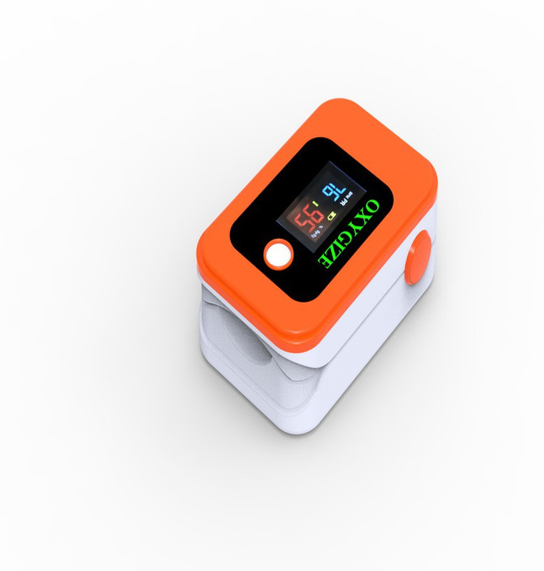 oxygize Fingertip Pulse Oximeter Pulse Oximeter(Orange)