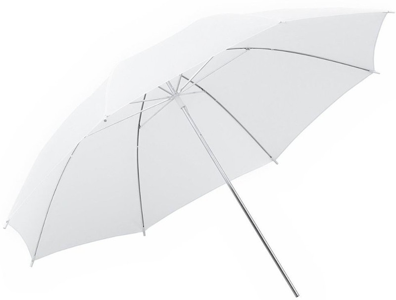 SHOPEE 80cm white umbrella for studio strobe flash sungun photography studio light flash White White Reflector Umbrella(80 cm)