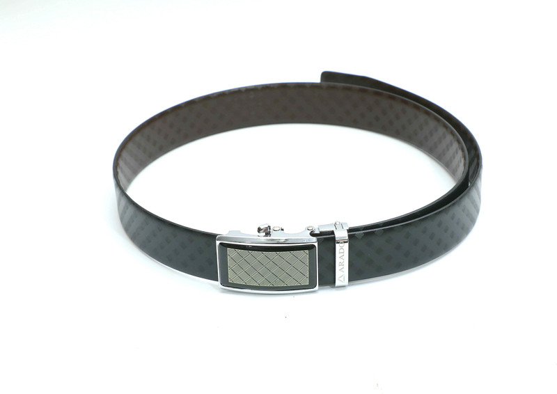 arado Men Evening, Party, Formal Black Genuine Leather Reversible Belt