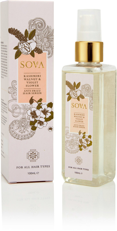 sova Kashmiri Walnut & Violet Flower Anti Frizz Hair Serum(100 ml)