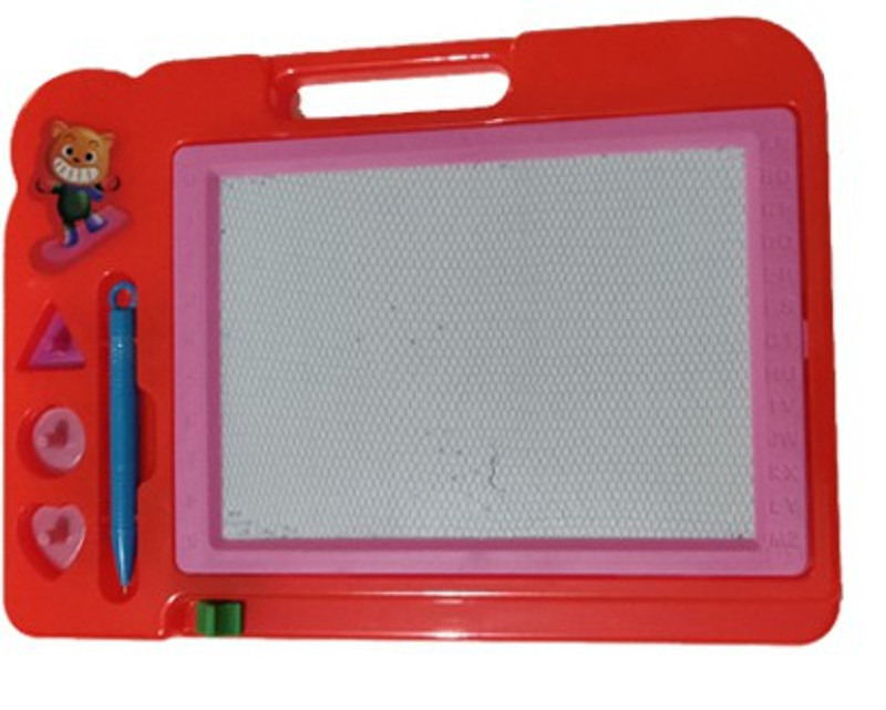 kubergift Magic board for kid with rubber slider and pen(Blue)