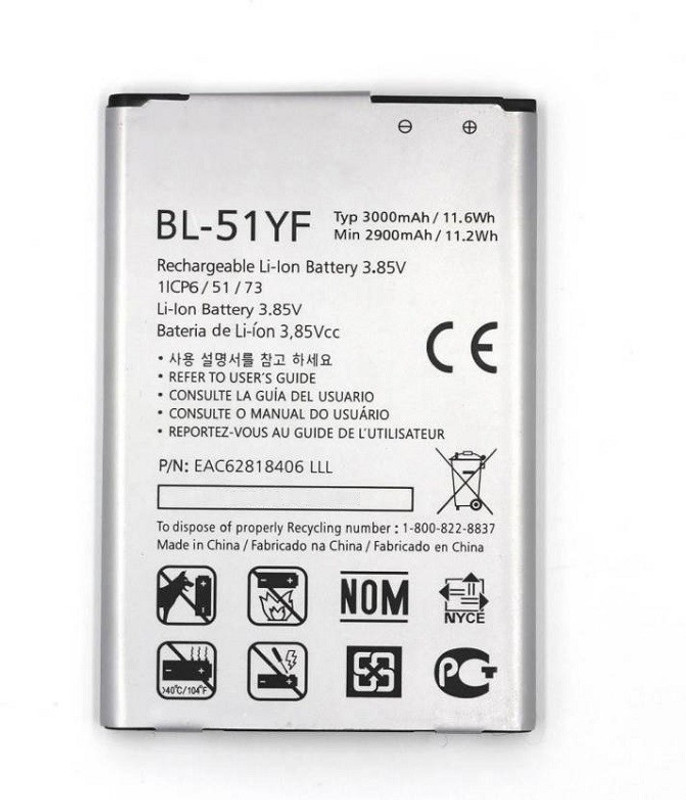 celluxi Mobile Battery For LG G4 H815 H811 H810 VS986 VS999 US991 LS991 - 3000mAh