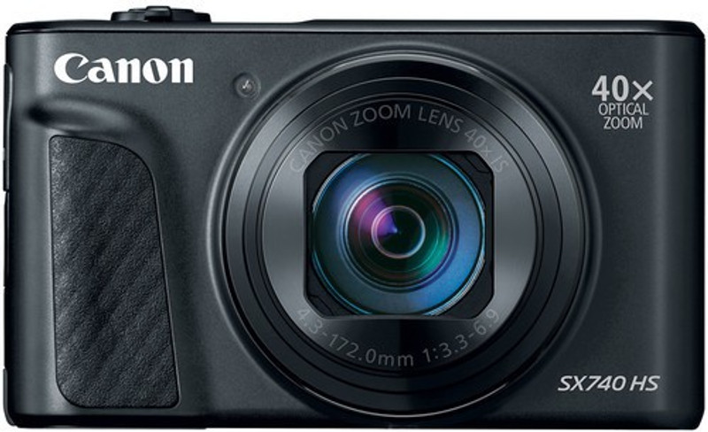 Canon PowerShot SX740 HS(20.3 MP, 40x Optical Zoom, 4x Digital Zoom, Black)