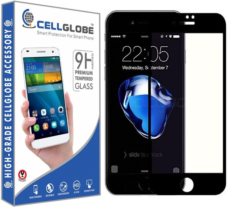 cellglobe Edge To Edge Tempered Glass for Iphone 8G plus(Pack of 1)