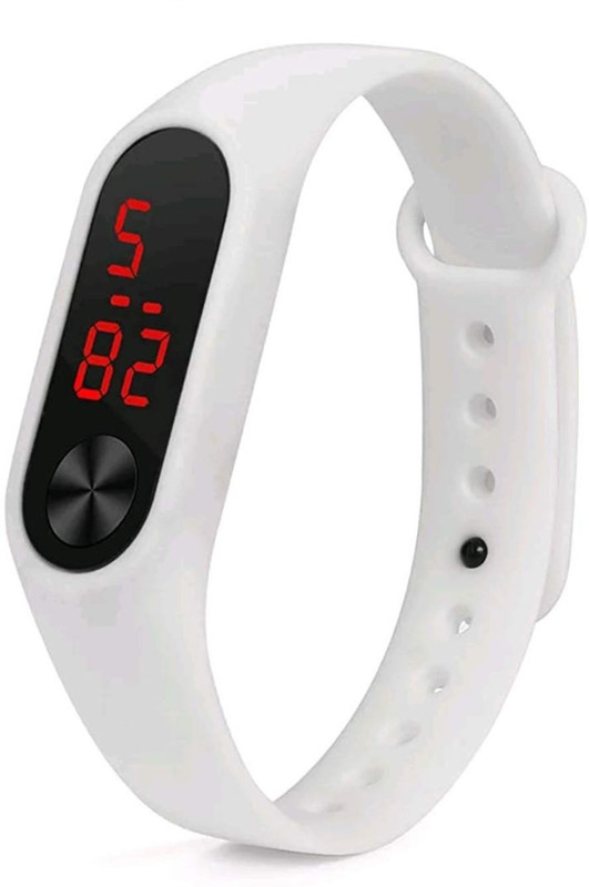 White colour wrist 2025 watch