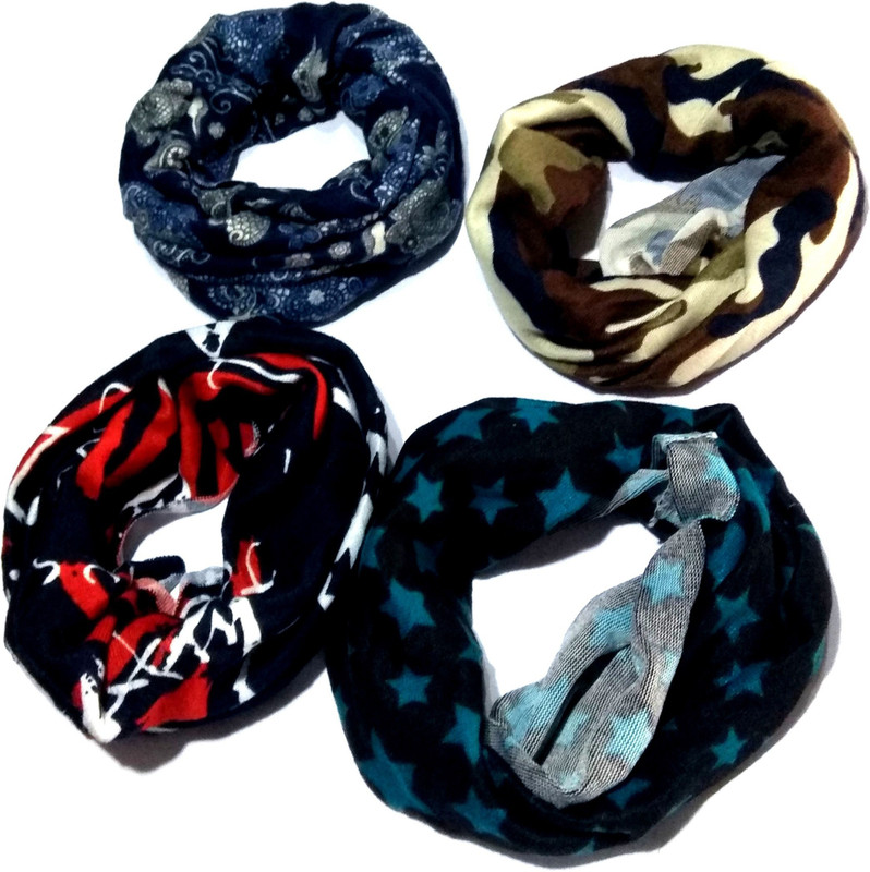 nawani Men & Women Printed Bandana(Pack of 2)