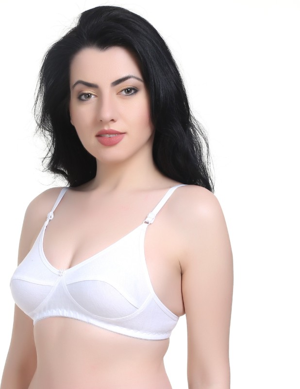 Buy Sexy Bust Women T-Shirt Non Padded Bra(White) Online at  desertcartMalaysia