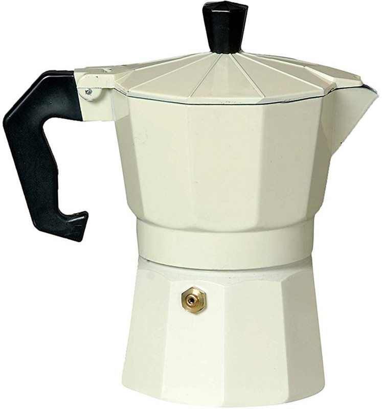 3dcreations White_03 3 Cups Coffee Maker(Multicolor)