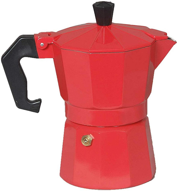 3dcreations Red_01 2 Cups Coffee Maker(Multicolor)