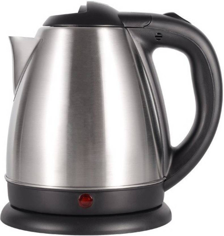 Zeom Hot Water Pot Portable Boiler Tea Coffee Warmer Heater Cordless Electric Kettle Electric Kettle(1.8 L, Silver)