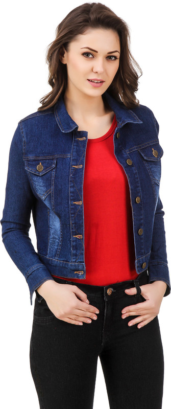 99 Affair Full Sleeve Solid Women Denim Jacket