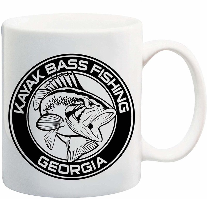 RADANYA Kayak Bass Fishing MUG3688 Ceramic Mug(350 ml)