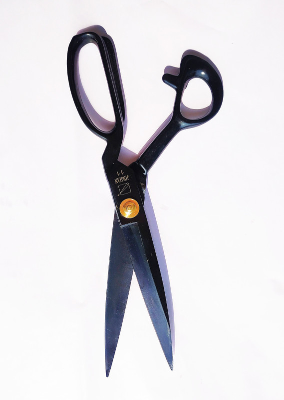 Alvi BLACK STEEL Scissors(Set of 1, Black)