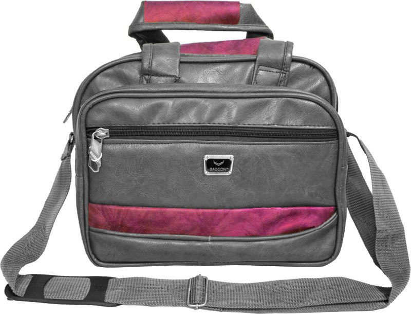 Baggon Small Leather Travel & Tools Sling Bag Small Travel Bag  - Small(Grey)