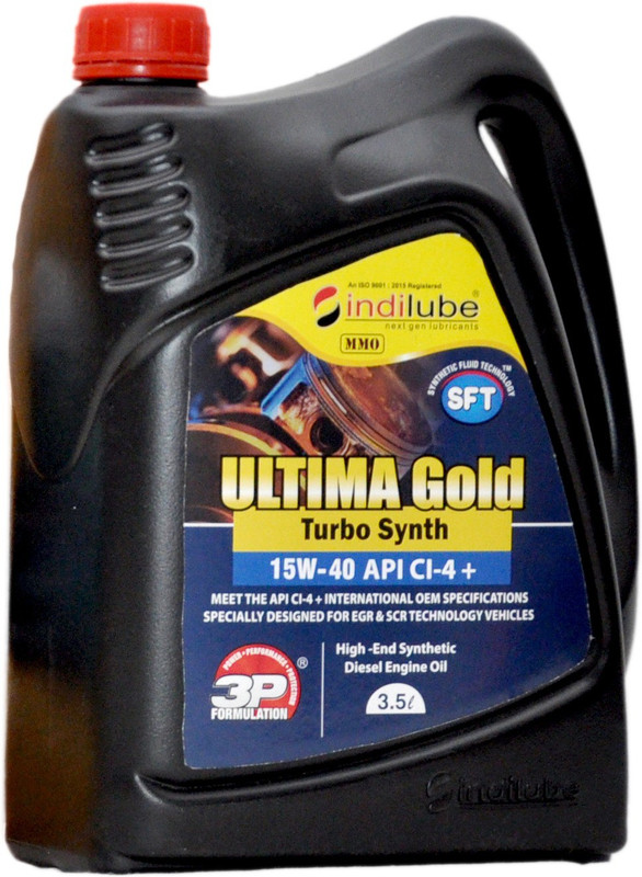 indilube 001 15W-40 API CI 4 + Synthetic Blend Motor Oils(3.5 L)