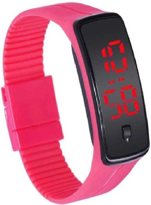 standard choice Led Wrist Band Watch Kids And Boys Girls And Senior Men Women New Fashionable LED Digital New Stylish Look Digital Watch  - For Boys & Girls