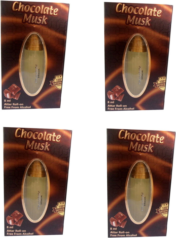 HPD Attar choco musk Pack of 4 Floral Attar(Musk)