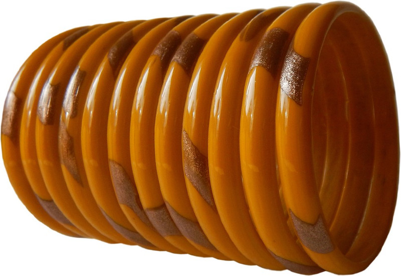 vermahandicrafts Glass Bangle(Pack of 12)