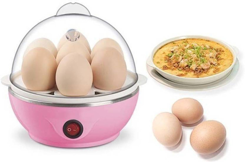 Mixoma Electronic egg boiler Electric Boiler Steamer Poacher Egg Cooker km_196 Egg Cooker(Multicolor, 7 Eggs)