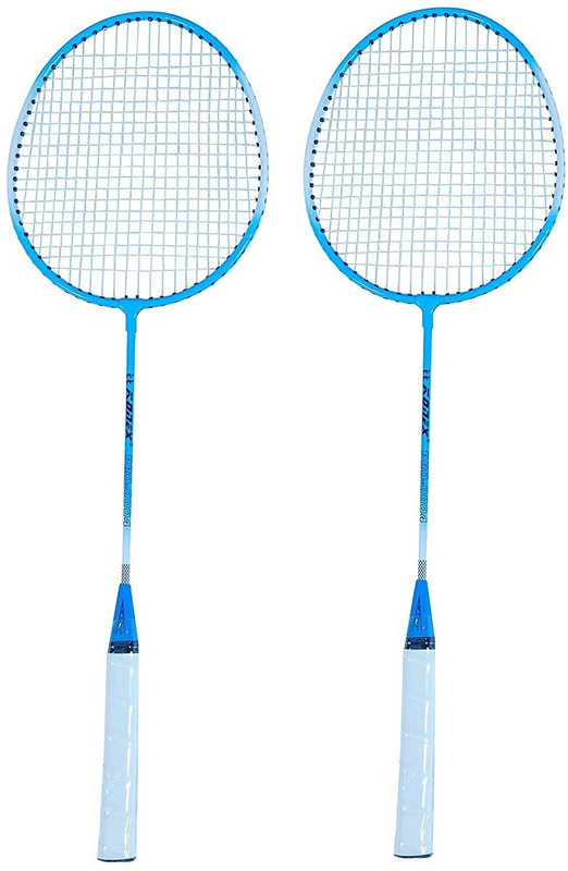 helly bedmintion recqurt Blue Strung Badminton Racquet(Pack of: 2, 200 g)