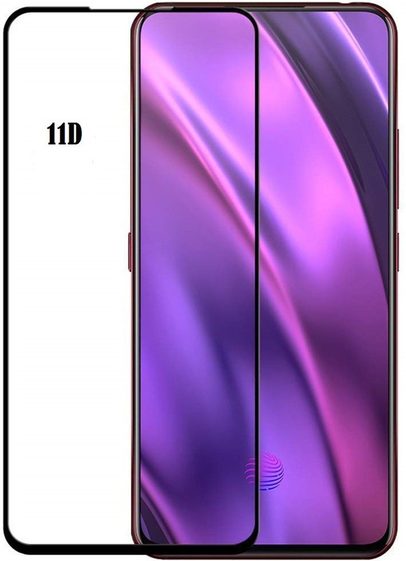 chikis Edge To Edge Tempered Glass for 11D Tempered Glass for Vivo V15 Pro Full HD 9H Hardness Screen Protector(Pack of 1)